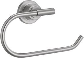 img 4 attached to 🛀 560367 Geneva Contemporary Towel Ring for Bathroom, Bedroom, Closet, or Kitchen – Satin Nickel Design House