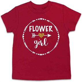 img 1 attached to 🌸 Flower Girl Shirt - Perfect Flower Girl Gift with Tee and Top Options