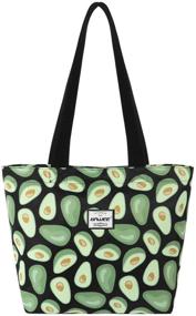 img 4 attached to HAWEE Flamingo Zipper Shoulder Handbag Women's Handbags & Wallets
