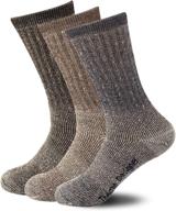 🧦 high-performance themedesigner premium merino wool blend socks: ideal for outdoor hiking (3 packs) логотип