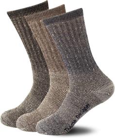 img 4 attached to 🧦 High-Performance ThemeDesigner Premium Merino Wool Blend Socks: Ideal for Outdoor Hiking (3 Packs)