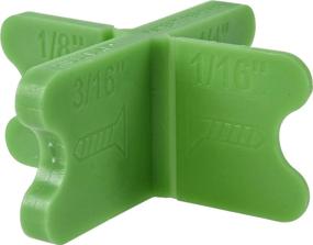 img 2 attached to 🔳 Hillman 48480 Deck Spacer Tool 2 Pack, Green: Achieve Perfect Deck Alignment and Spacing!