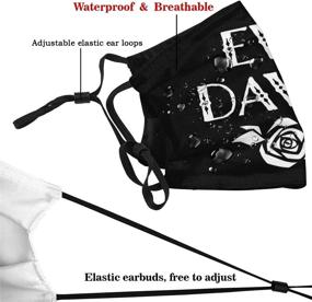 img 1 attached to Ruikim Washable Earloop Mouth Bandana for Dust Protection | Anti Face Bandana for Better Hygiene