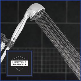 img 3 attached to 💧 Chrome Waterpik ETC-443E EcoFlow Hand Held Shower Head with 4-Mode Water Saving Function