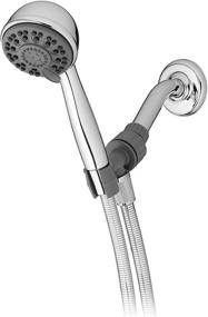 img 4 attached to 💧 Chrome Waterpik ETC-443E EcoFlow Hand Held Shower Head with 4-Mode Water Saving Function