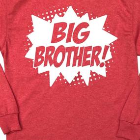 img 1 attached to Superhero Brother Pregnancy Announcement T-Shirt: 🦸 Boys' Clothing that Celebrates the New Arrival