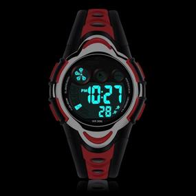 img 3 attached to Durable and Stylish Waterproof Digital Sports Watches for Boys/Girls aged 5-12
