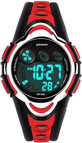 img 4 attached to Durable and Stylish Waterproof Digital Sports Watches for Boys/Girls aged 5-12