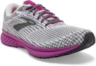 brooks womens revel white black sports & fitness logo