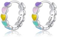 lorrifal hypoallergenic sterling colorful earrings logo