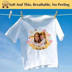 img 2 attached to 👕 TransOurDream TOD-01-5: Tru-Iron on Heat Transfer Paper for Light Fabric - 5 Sheets, A4 Size