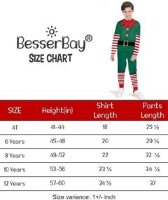img 1 attached to 🎅 BesserBay Boys Christmas Ugly Sweatshirt Set: Festive Pockets, Ages 4-12