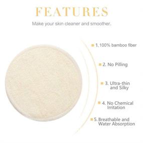 img 1 attached to WeTest Eco-Friendly Reusable Makeup Remover Pads: The Ultimate Solution for Sustainable Beauty