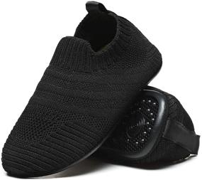 img 1 attached to 👦 CL20036AllBlack25 Boys' CanLeg Slippers: Non-Slip, Lightweight Shoes