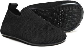 img 3 attached to 👦 CL20036AllBlack25 Boys' CanLeg Slippers: Non-Slip, Lightweight Shoes