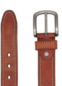 img 2 attached to 🕴️ HISTOCK Classic Leather Single Buckle Men's Accessories: Timeless Elegance for the Modern Man