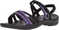 northside womens carmella flat sandal women's shoes logo