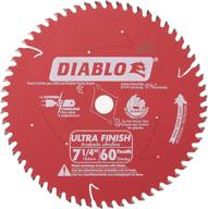 🔪 freud d0760a diablo 7-1/4" x 60-tooth ultra fine finishing circular saw blade: ultimate precision for impeccable cuts logo