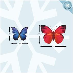 img 2 attached to 🦋 36 Glass Window Butterfly Clings - Window Decals for Bird Strikes and Anti-Collision Stickers, Decorative Butterflies Window Decor for Sliding Glass Doors