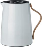 stelton emma teapot vacuum blue logo