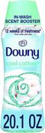 🌸 enhance your laundry with downy in-wash scent booster beads in cool cotton - 20.1 oz logo