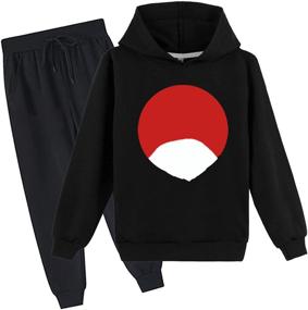 img 2 attached to Sharingan Printed Two Piece Jogging Tracksuit
