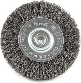 img 1 attached to 🔩 Forney 72735 3 Inch Crimped Wire Wheel, 0.012 Inch