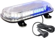 🚨 lamphus solarblast 34w led strobe warning мини сигнальные лампы - крепление на крышу для добровольных пожарных машин - в наличии синий/белый. логотип