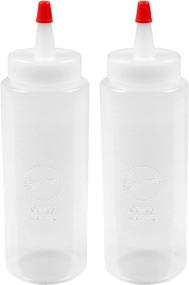 img 4 attached to 🍶 Wilton Mini Squeeze Bottles: 2-Piece Set for Precise Decorating & Sauces