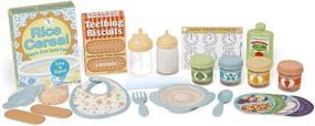 img 2 attached to Melissa & Doug Multicolor Mealtime Pretend Play Set