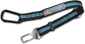 img 4 attached to 🐶 Kurgo Direct to Seat Belt Tether for Dogs - Universal Car Seat Belt for Pets with Adjustable Length - Quick & Easy Installation for Enhanced Dog Safety