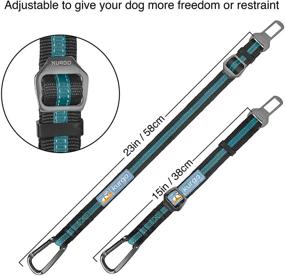 img 2 attached to 🐶 Kurgo Direct to Seat Belt Tether for Dogs - Universal Car Seat Belt for Pets with Adjustable Length - Quick & Easy Installation for Enhanced Dog Safety