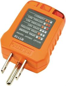 img 1 attached to Enhanced North American AC Electrical Outlet Receptacle Tester - Klein Tools RT110