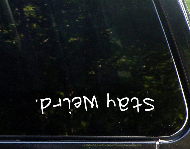sweet tea decals stay weird logo