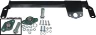 🔧 eliminate death wobble with apdty 133962 heavy duty steering box stabilizer bracket kit: includes grease-able bearing logo