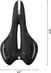 img 3 attached to 🚲 Premium Gel Padded Waterproof Kids Bike Seat | Comfortable Saddle for Women, Men & Adults - Ideal for Mountain & Road Bikes