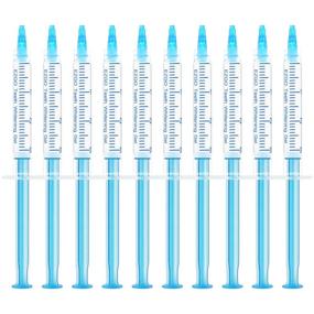 img 4 attached to Get Brighter Smiles with EZGO 10 Pack Teeth Whitening Gel Refills - 22% Bleaching Gel, No Sensitivity, Ideal for Sensitive Tooth Whitening, Compatible with LED Light and Tray - 10X 3ML