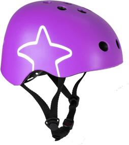 img 3 attached to 🚴 DRBIKE Starry Kids Bike Helmet: Ideal Protective Gear for 3-9 Years Boys & Girls, 2 Sizes for Skating, Cycling, Scooter, and Skateboarding