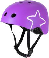 🚴 drbike starry kids bike helmet: ideal protective gear for 3-9 years boys & girls, 2 sizes for skating, cycling, scooter, and skateboarding logo