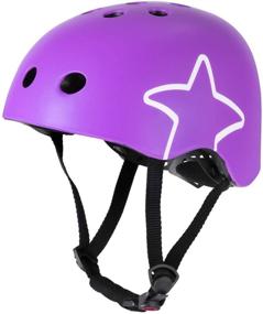 img 4 attached to 🚴 DRBIKE Starry Kids Bike Helmet: Ideal Protective Gear for 3-9 Years Boys & Girls, 2 Sizes for Skating, Cycling, Scooter, and Skateboarding