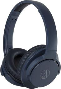 img 3 attached to 🎧 Enhance Your Audio Experience with Audio-Technica ATH-ANC500BTNV QuietPoint Wireless Active Noise-Cancelling Headphones in Navy