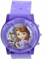 👑 disney sofia the first kids' purple watch with digital display - sof1561sr analog quartz logo