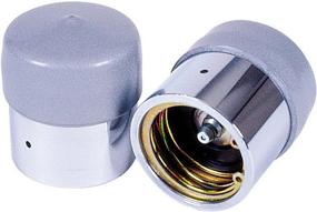 img 1 attached to 🚗 Reese Towpower 74177 Wheel Bearing Protector - Grey and Chrome: Optimize Your Search!