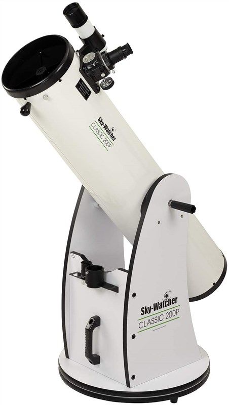 sky watcher dobsonian aperature telescope 로고