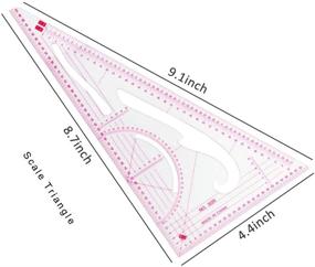 img 2 attached to 📏 French Curve Ruler Set – Perfect for Pattern Making, Sewing, Drafting, Designing, Quilting, and Tailoring