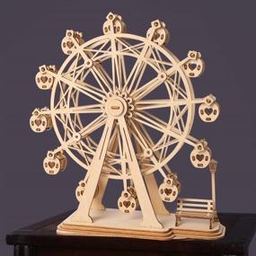 img 2 attached to 🎡 ROBOTIME Wooden Ferris Wheel Building Puzzle: A Unique DIY Experience