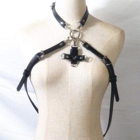 img 3 attached to 🎒 Versatile Leather Shoulder Harness with Adjustable Collar: Comfort and Style Combined