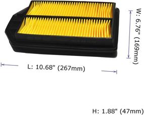 img 3 attached to 🔍 POTAUTO MAP 6005 (CA10344): Лучшая замена воздушного фильтра двигателя для HONDA CR-V