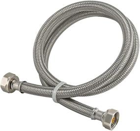 img 4 attached to 💧 Eastman 48022: 60-Inch Braided Stainless Steel Faucet Connector, Flexible Supply Hose for 1/2-inch FIP Faucets