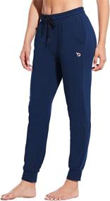 img 3 attached to 👖 Comfortable and Stylish: BALEAF Women's Lightweight Cotton Joggers with Pockets for Casual Lounge, Yoga, and Workouts